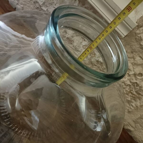 Grand vase, bonbonne en verre