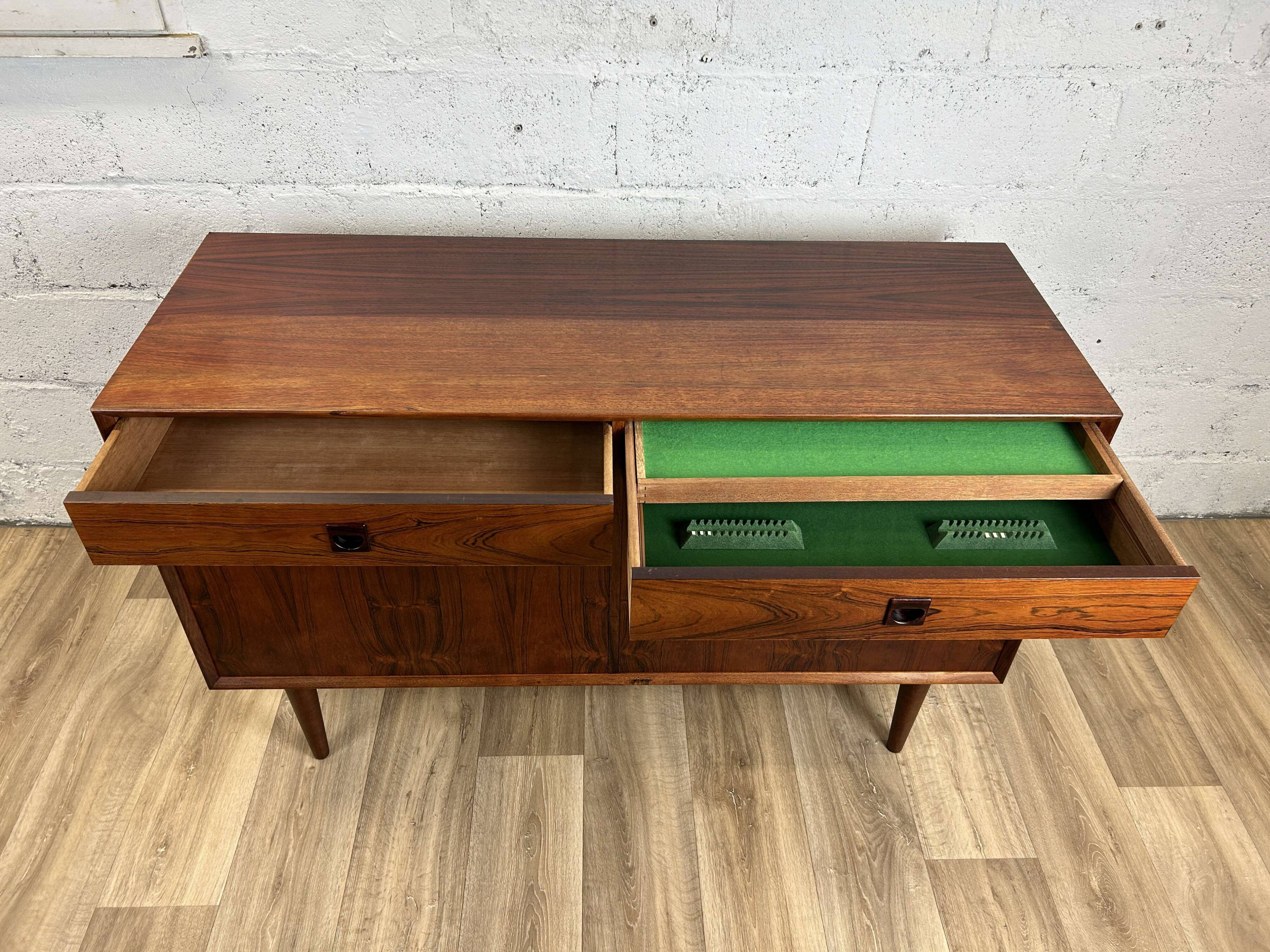 Vintage Scandinavian rosewood sideboard by Brouer, 1960s