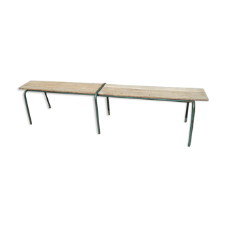 Banc école vintage