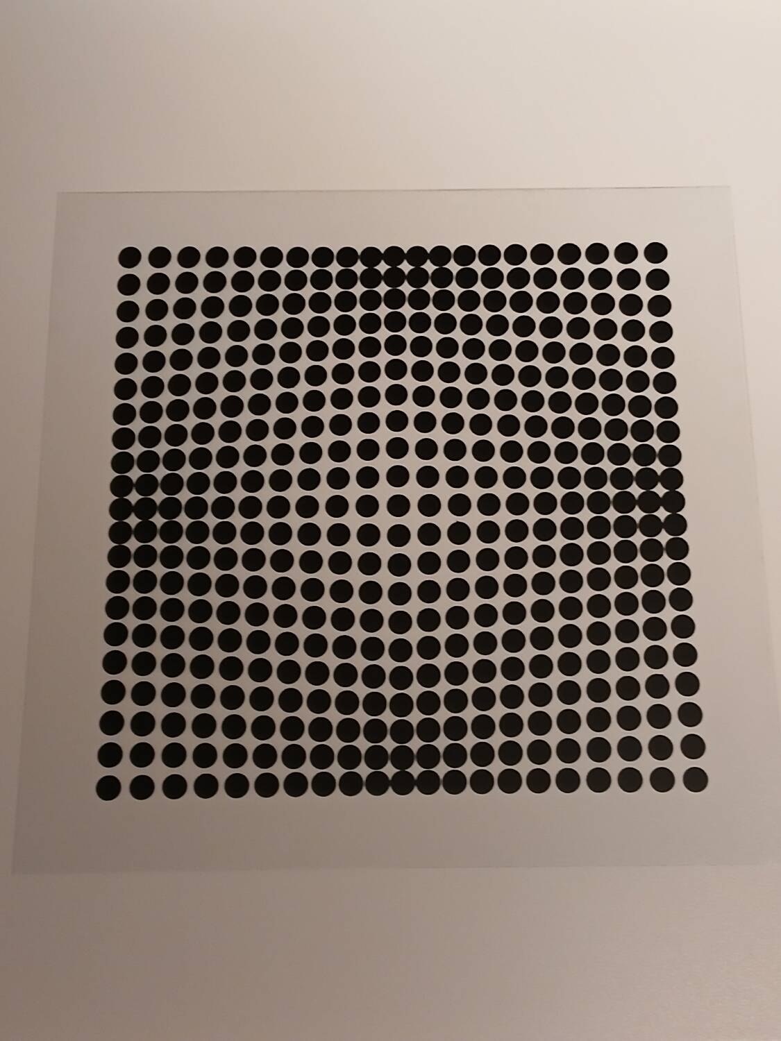 Vasarely silkscreen print - "Deep Kinetics" - 3D Illusion & Black and White