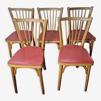 5 chaises de bistrot baumann