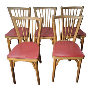 5 chaises de bistrot baumann