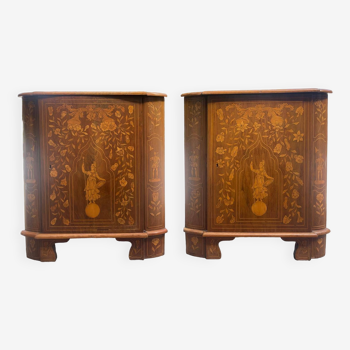 Pair of dutch cabinets