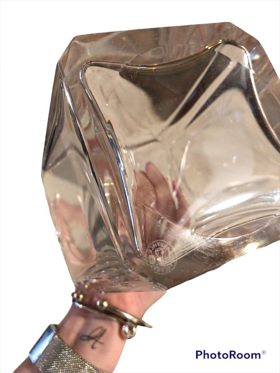 Whisky decanter - crystal - baccarat house 1970