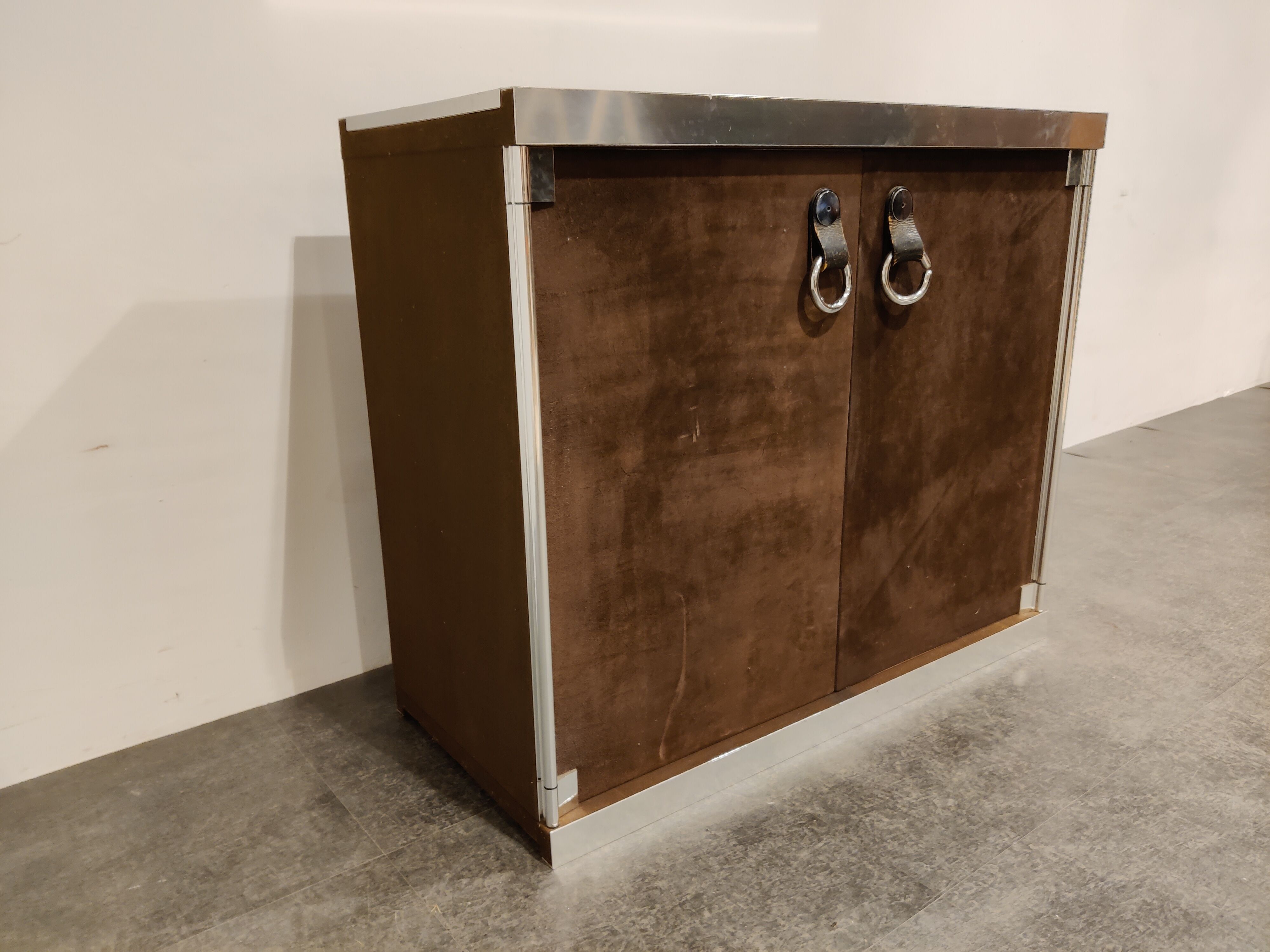 Vintage cabinet by Guido Faleschini for Hermes, 1970s