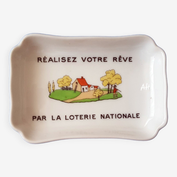 Vide poche de collection Loterie Nationale Haviland