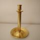 Brass candle holder, twisted effect