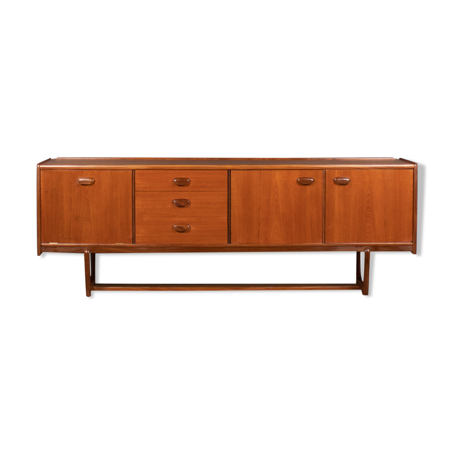 Retro teak 1960s long portwood mid century sideboard