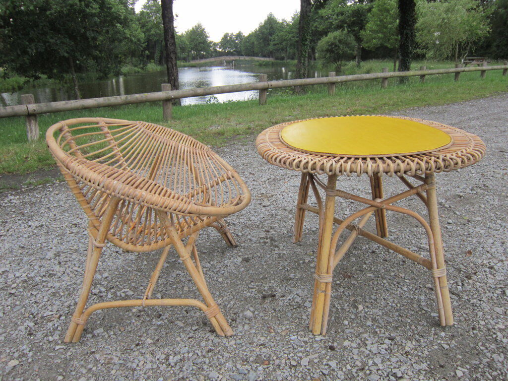 Fauteuil rotin