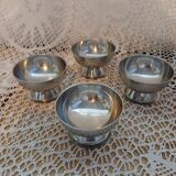 4 stainless steel ice cream/sorbet cups