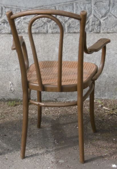Viennese bistro armchair sitting cane