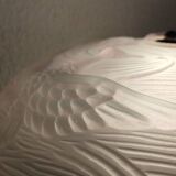 Empire style lamp circa 1950 and glass paste lampshade