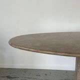 Grey travertine table