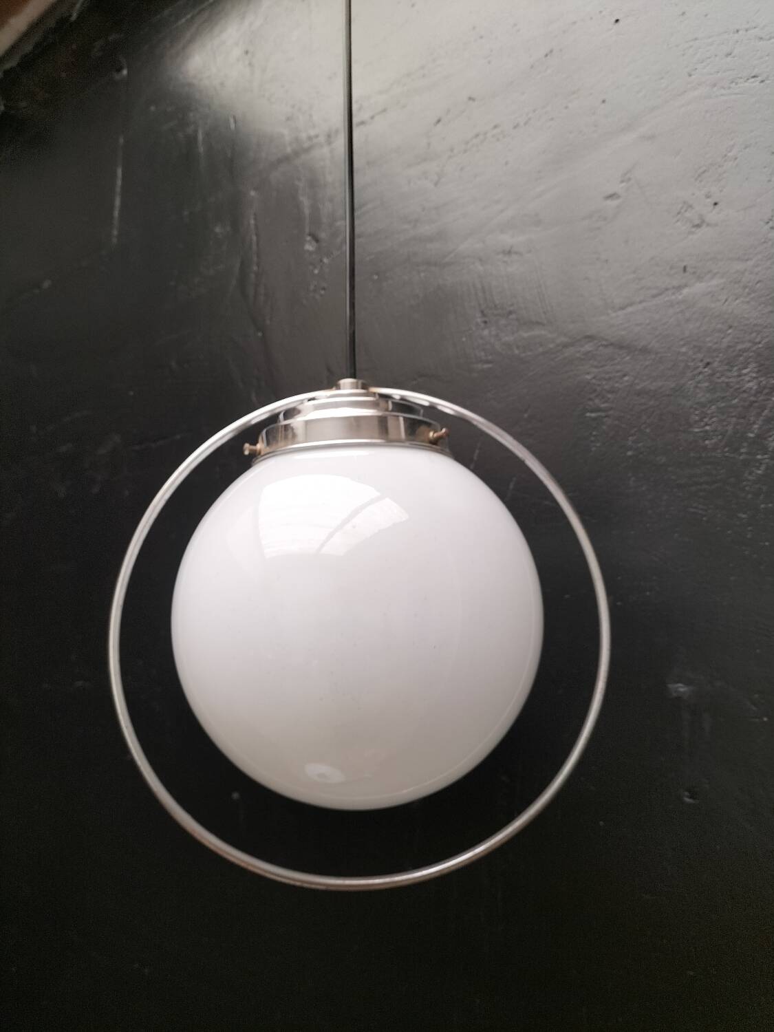 Opaline ball pendant
