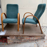 Pair of Baumann armchairs