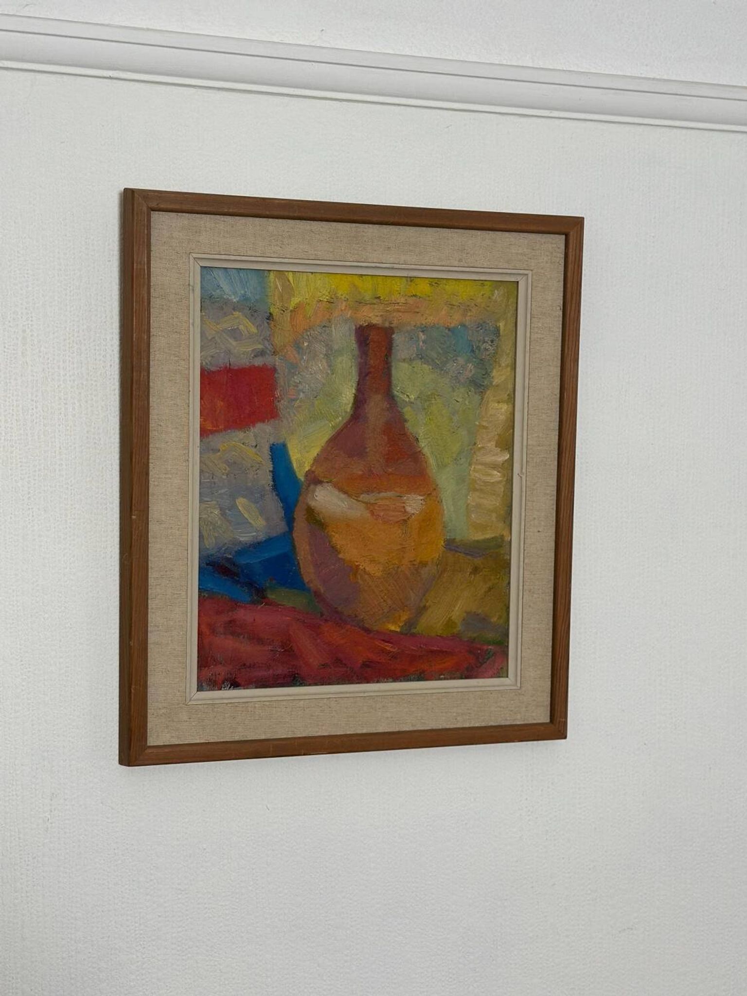 Swedish Oil on Canvas – “Vase”  by Britta Ringvall