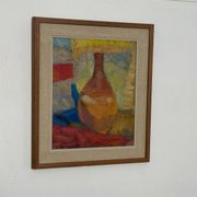 Swedish Oil on Canvas – “Vase”  by Britta Ringvall