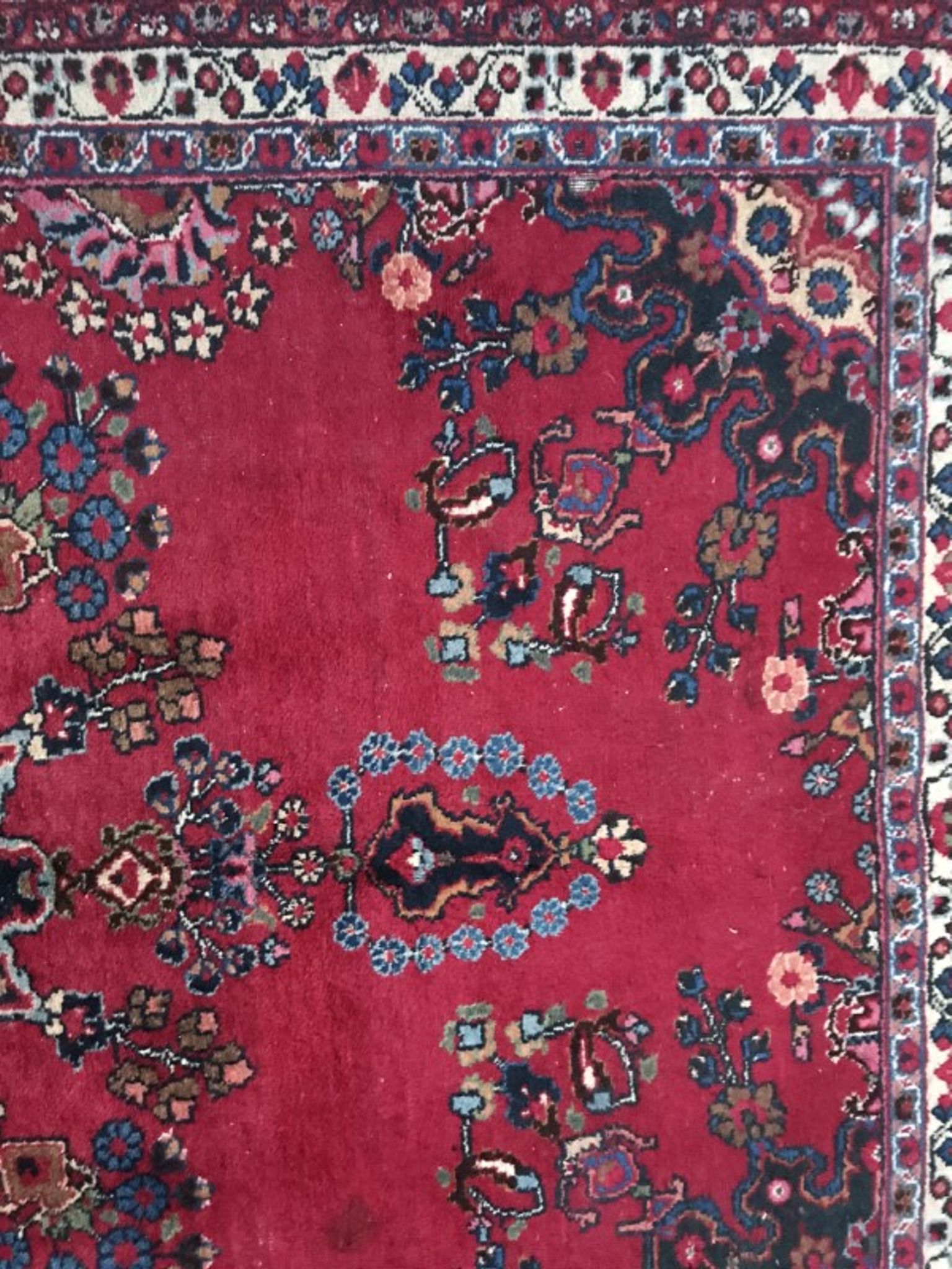 Former carpet Persian Mashhad done hand 200 X 280 CM