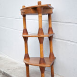 Etagère d'angle en bois