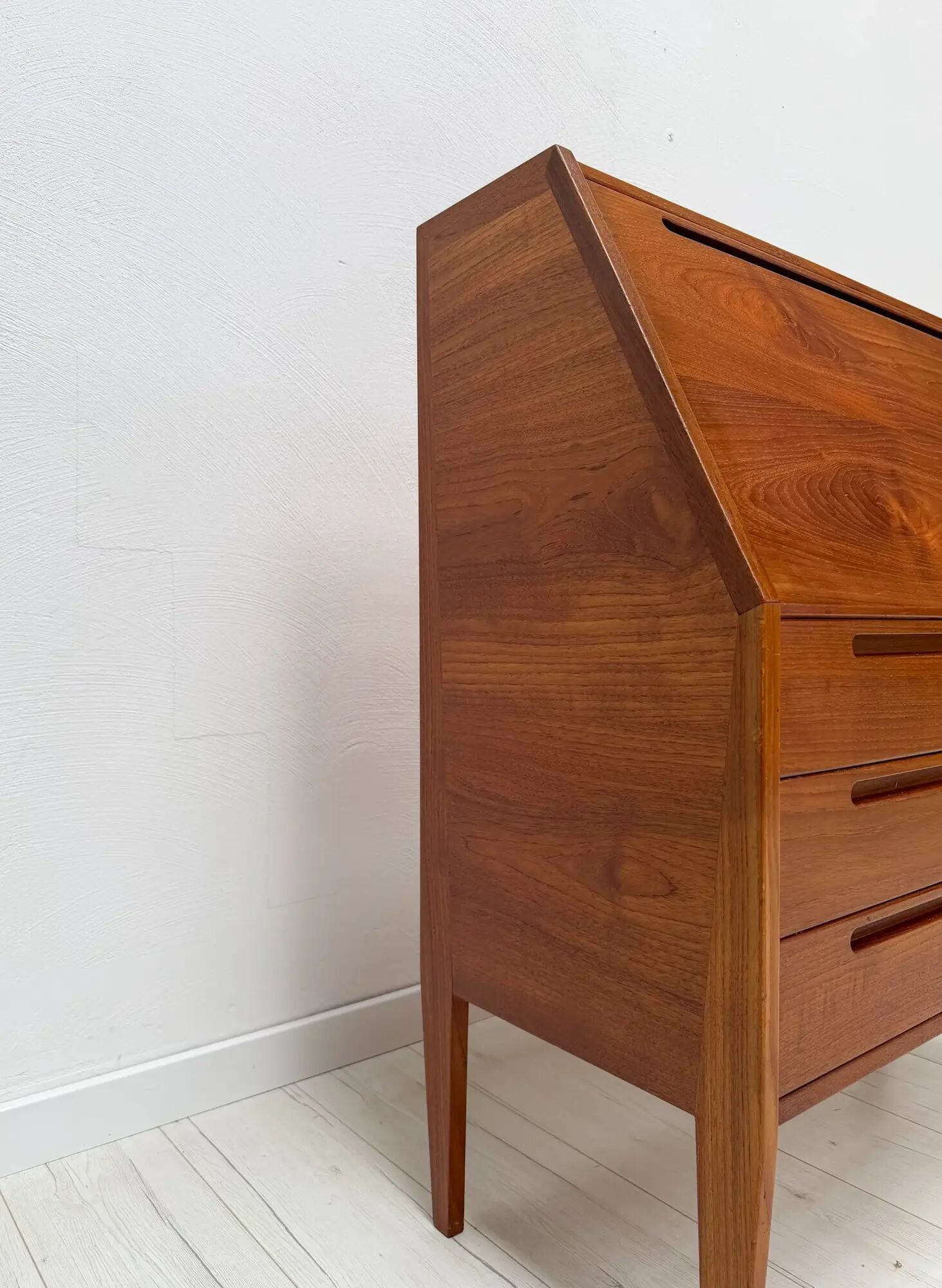 1960s Danish teak secretary desk by Kai Kristiansen for Tørring Møbelfabrik