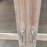 Cream white wooden display case