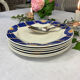 6 Flat plates Vintage france Badonviller