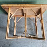 Bamboo rattan coffee table