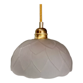 Vintage frosted glass lampshade pendant lamp