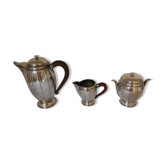 Coffee maker or teapot, milk pot, sugar bowl, home pomona - bouillet & bourdelle