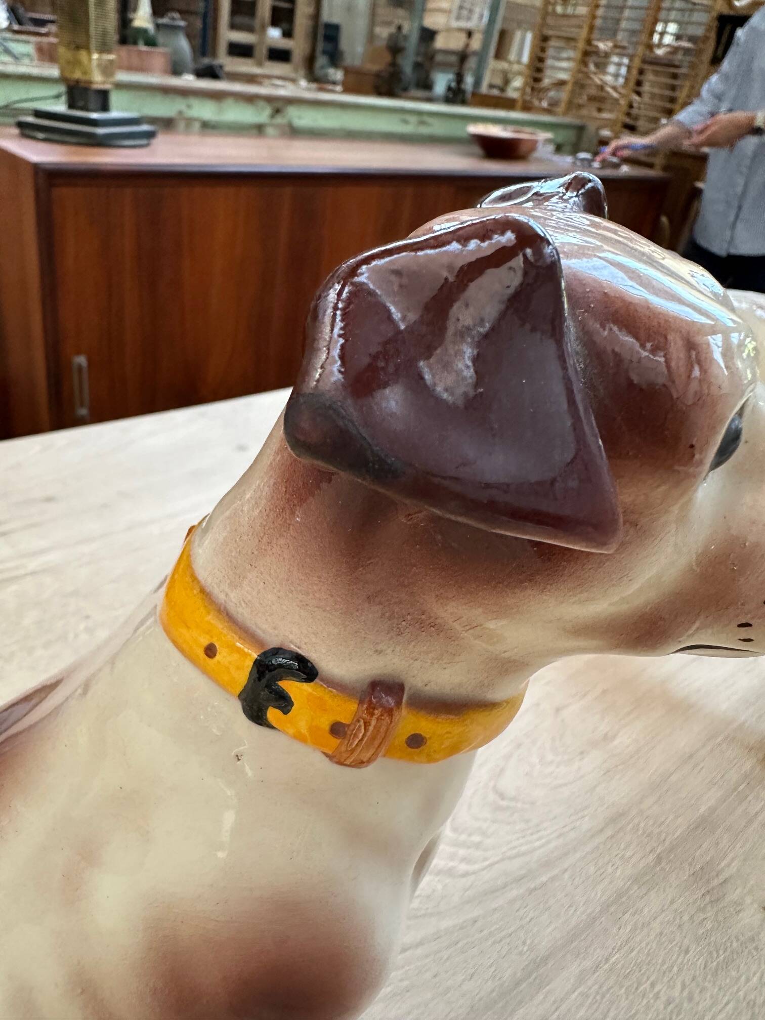 Series of dogs faience by desvres