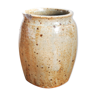 Pyrite sandstone vase