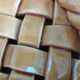 FPP Vallauris barbotine trivets, bottle coasters and knife holders