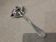 Ladle, fat or lean, silver-plated metal, Christofle silversmith, pearl pattern