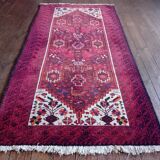 Handmade Belouch Persian rug 200x100cm