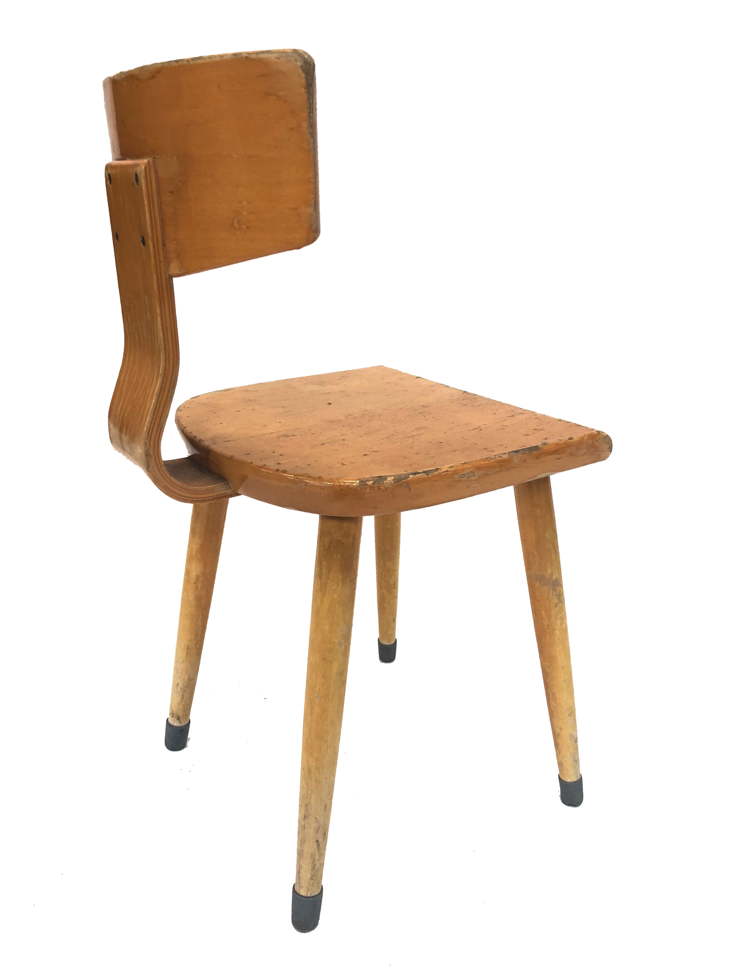 Vintage school chair netherlands 1960s model teacher