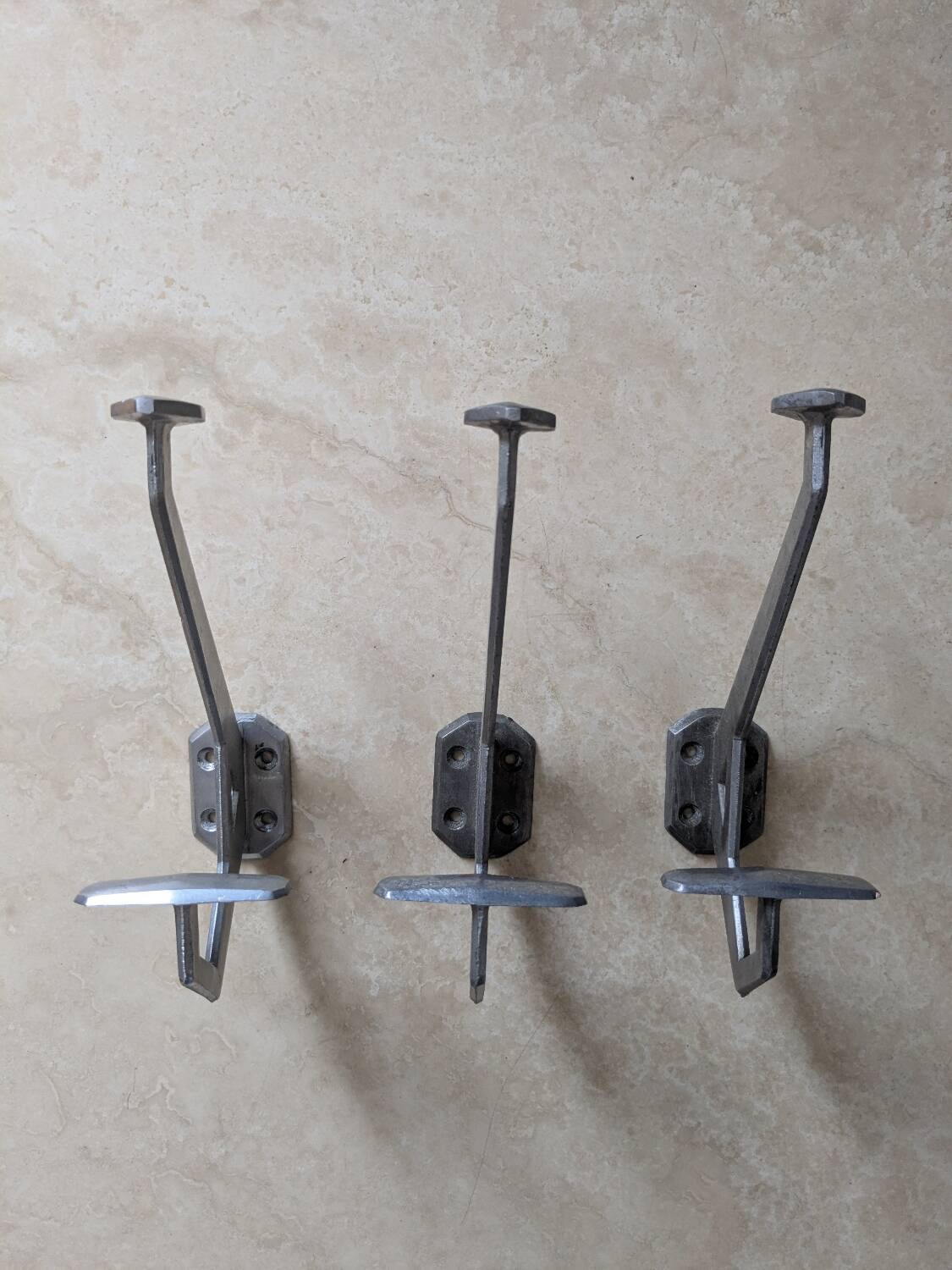 3 patères Art déco