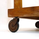 Guillerme et Chambron, serving trolley with removable tray, Votre Maison, 1960s.