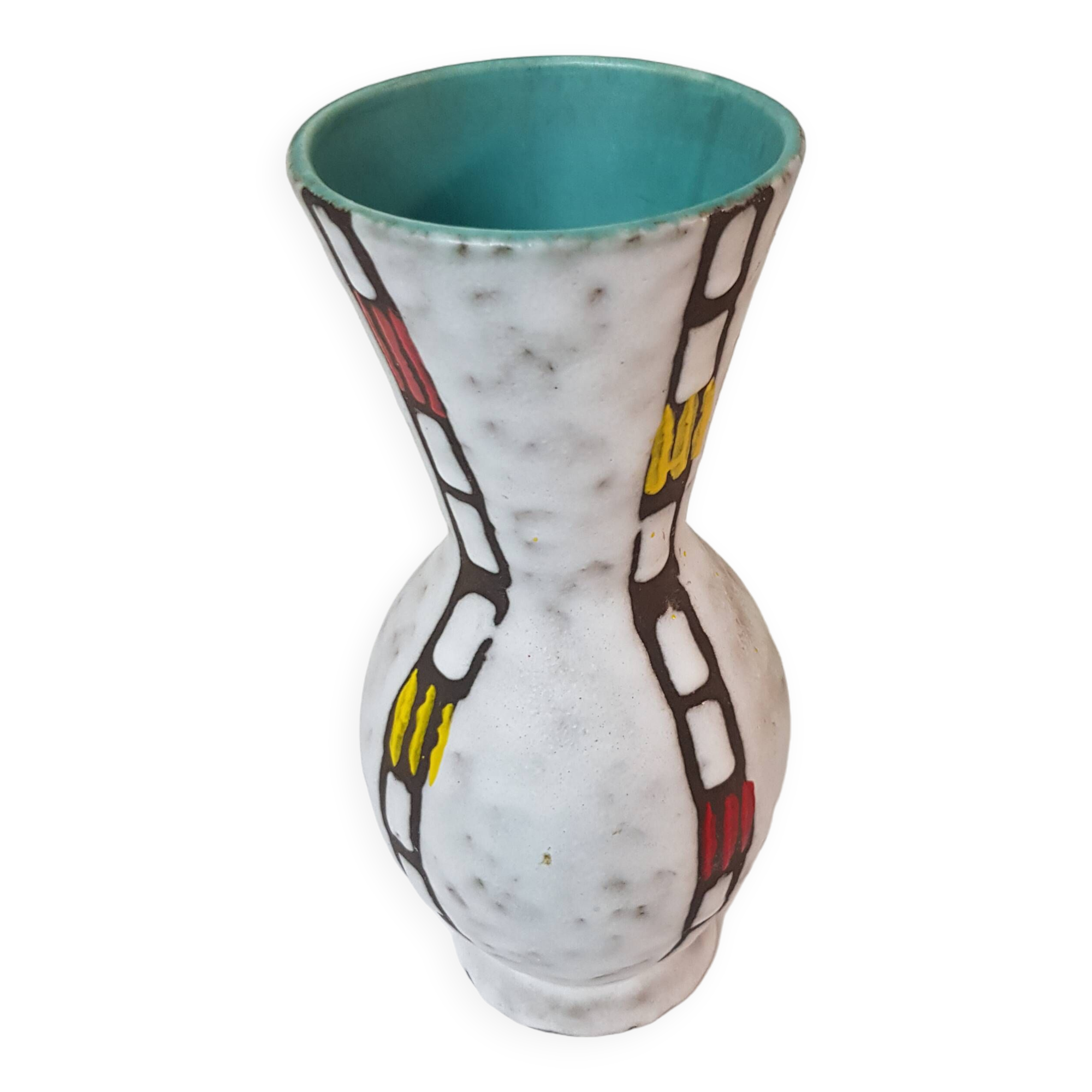 West Germany modernist ceramic vase height 25cm