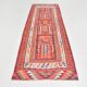 Red & Burgundy Vintage Runner Rug, 102x274Cm