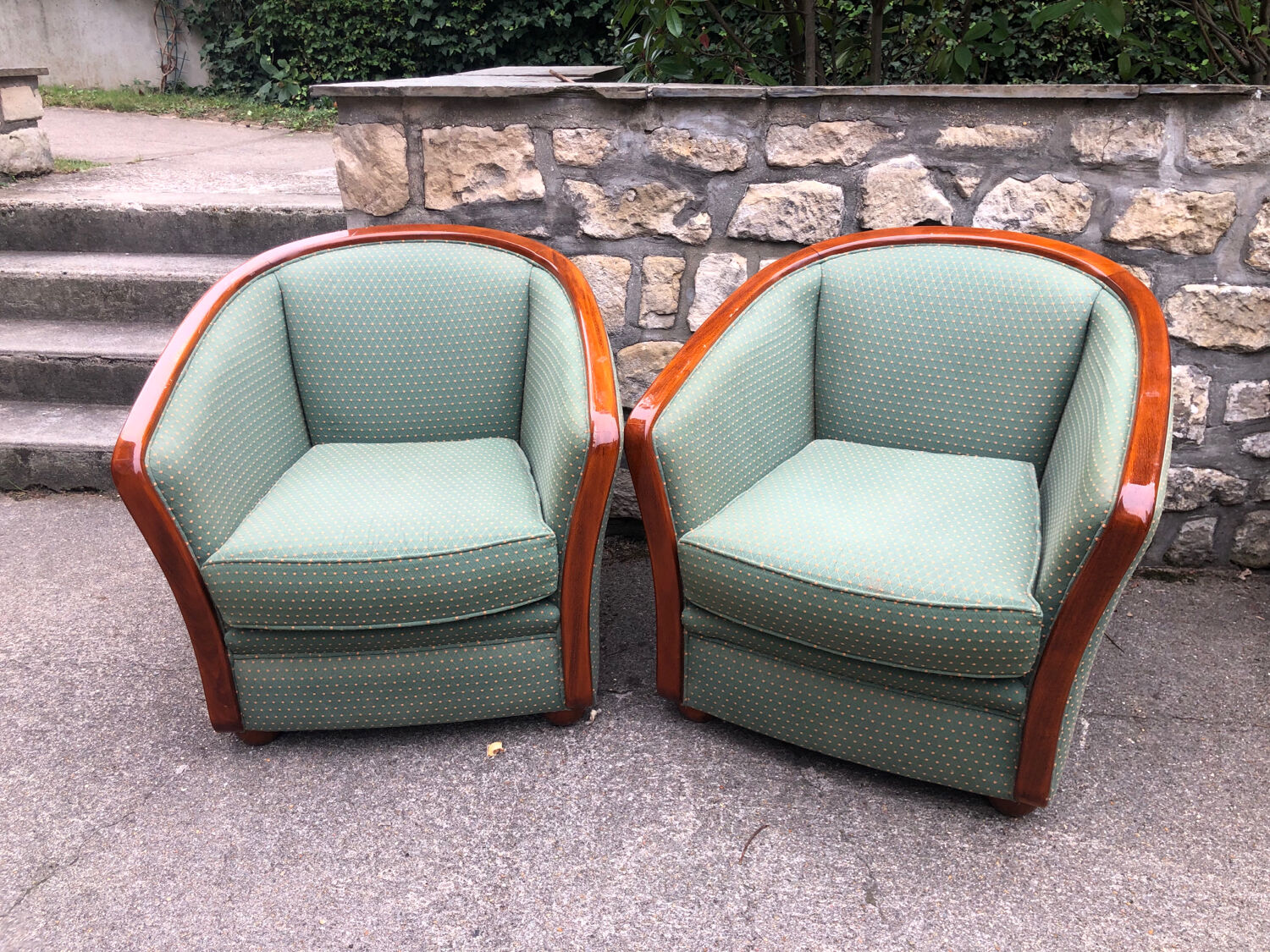 Pair of vintage armchairs
