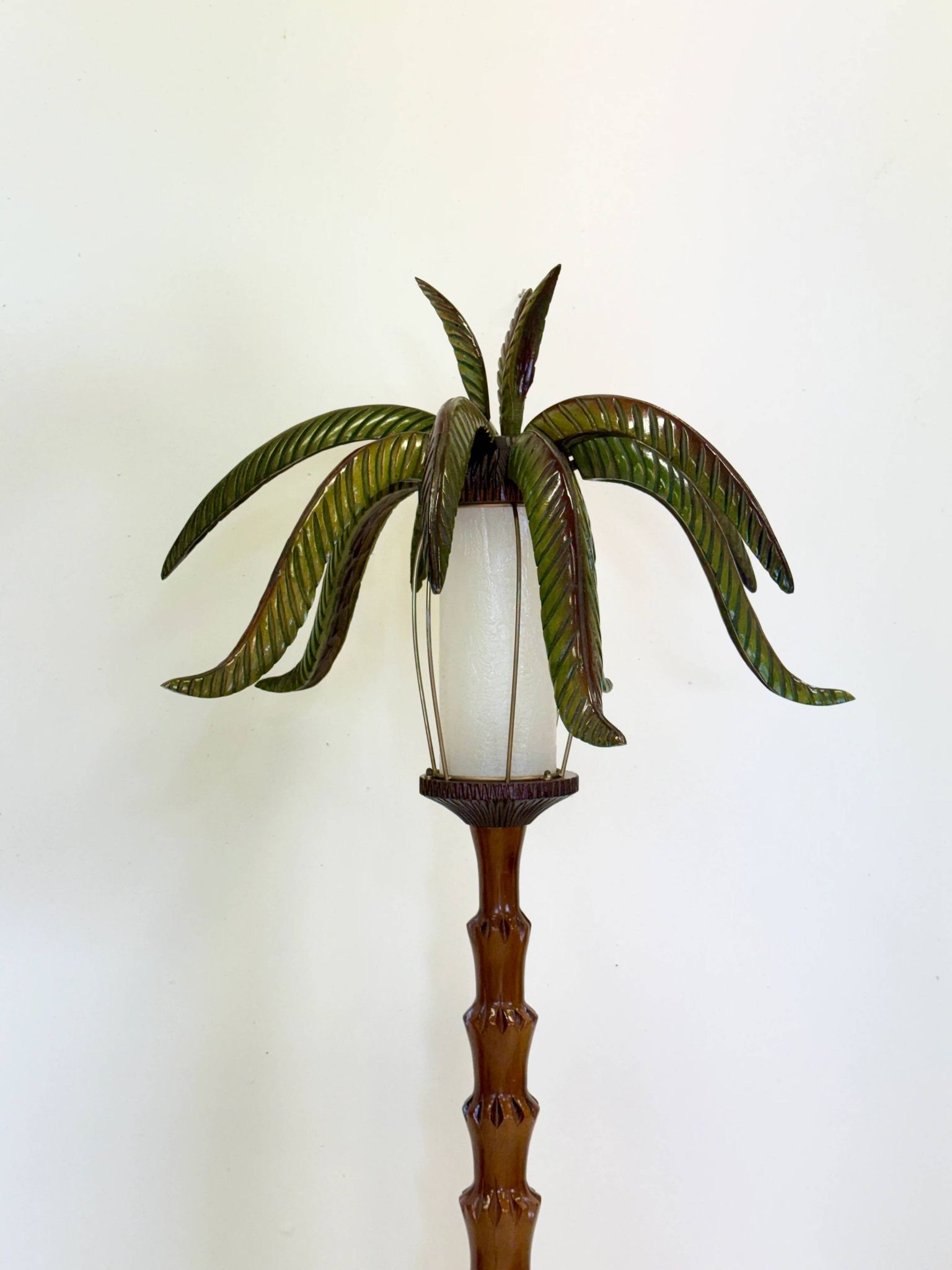 "Palm tree" floor lamp — Aldo Tura, Italy, circa 1960