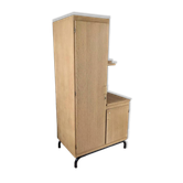 Armoire asymétrique vintage en chêne, rénovée