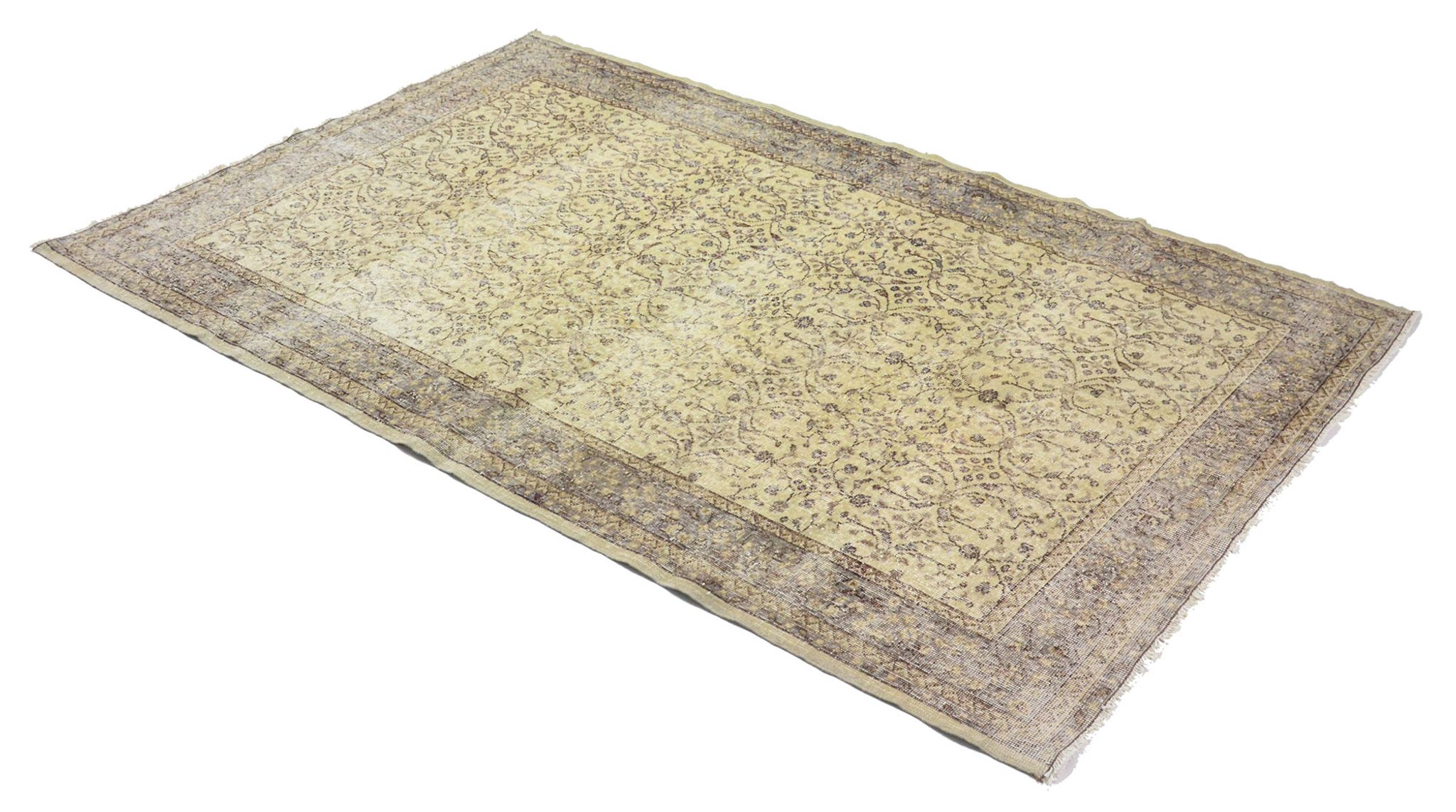 Tapis vintage Anatolien fait main 243 cm x 159 cm