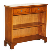 Open dwarf library in walnut by Jan Smith Furniture