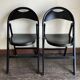 Paire de chaises pliantes Thonet 751 Bauhaus en bois courbé
