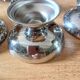 13 coupes à glace en inox + serviteuse