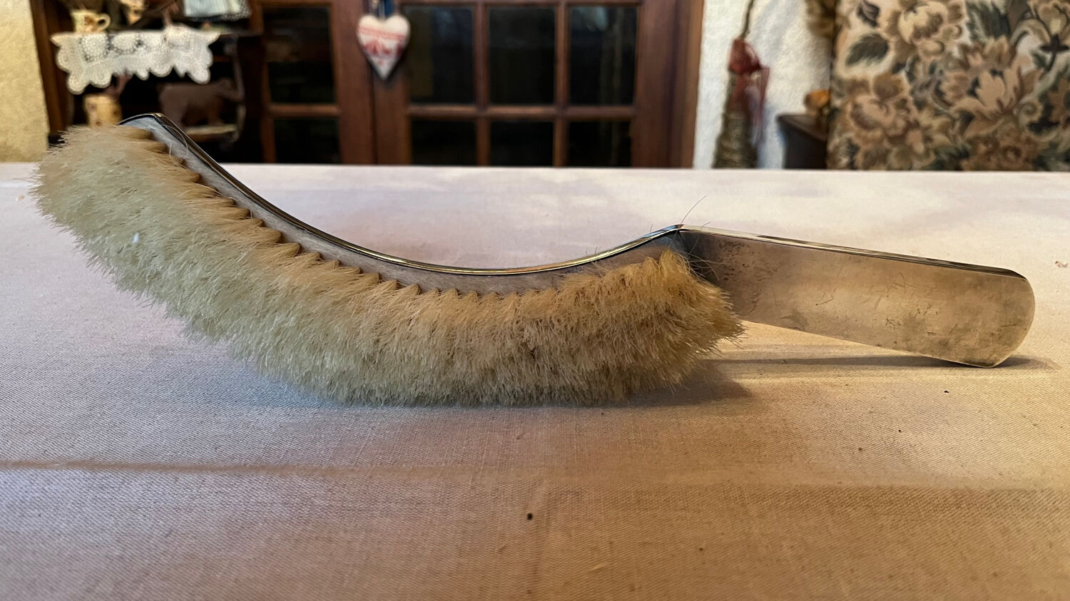 Vintage metal crumb catcher