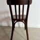 Set of 4 old vintage 50s bentwood bistro chairs