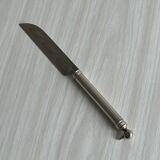 Stainless steel foie gras knife, duck decor handle