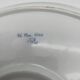 Hand painted porcelain plate with landscape decoration